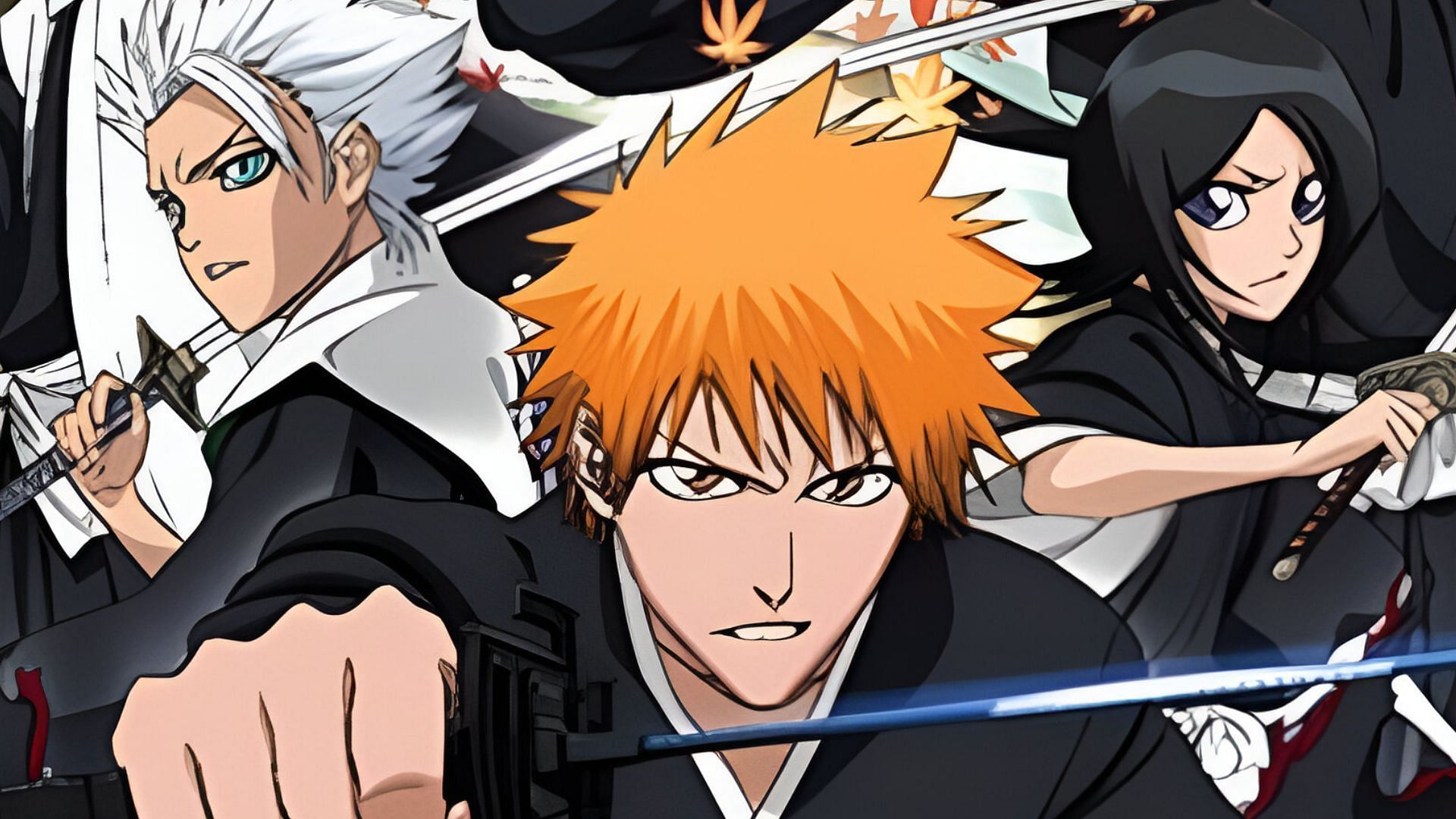 Toshiro, Ichigo, and Rukia as seen in Bleach (Image via Studio Pierrot)